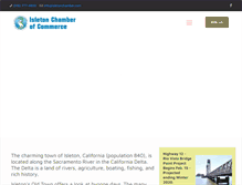 Tablet Screenshot of isletonchamber.com